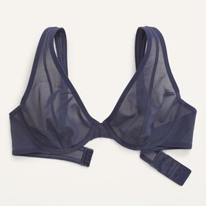 Old Navy Mesh deep cut bra